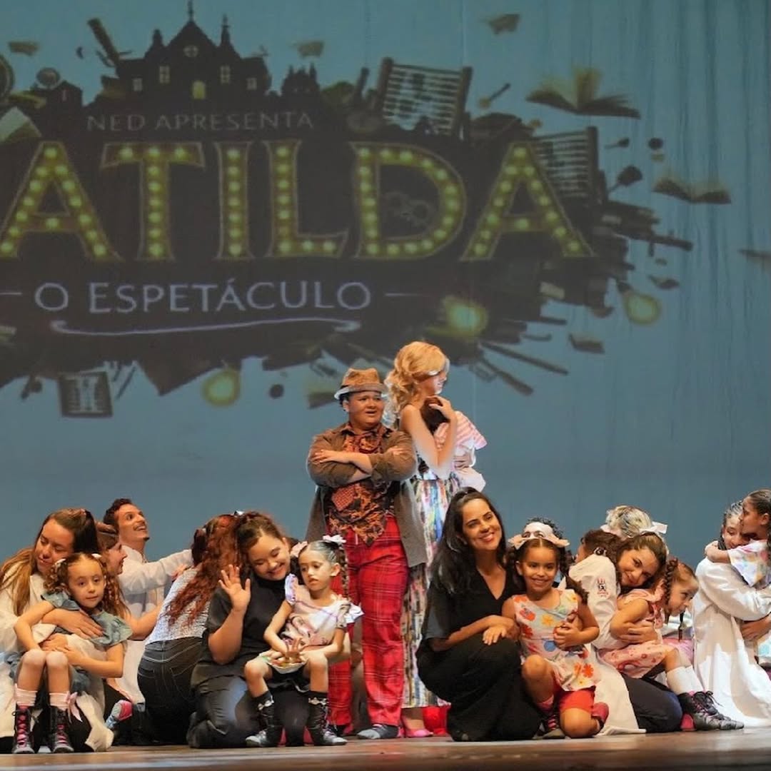 Elenco do espetáculo Matilda do NED